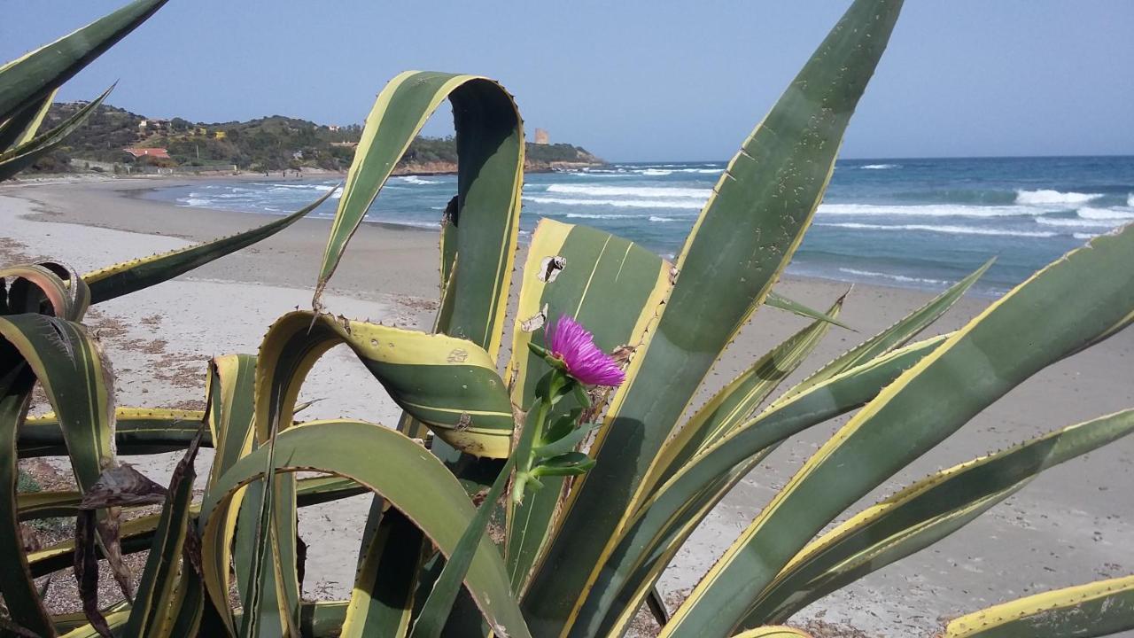 La Casetta Rosa Tertenia Bagian luar foto